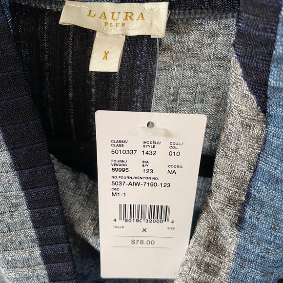 Laura Plus Knit Top X. NWT - Picture 2 of 3